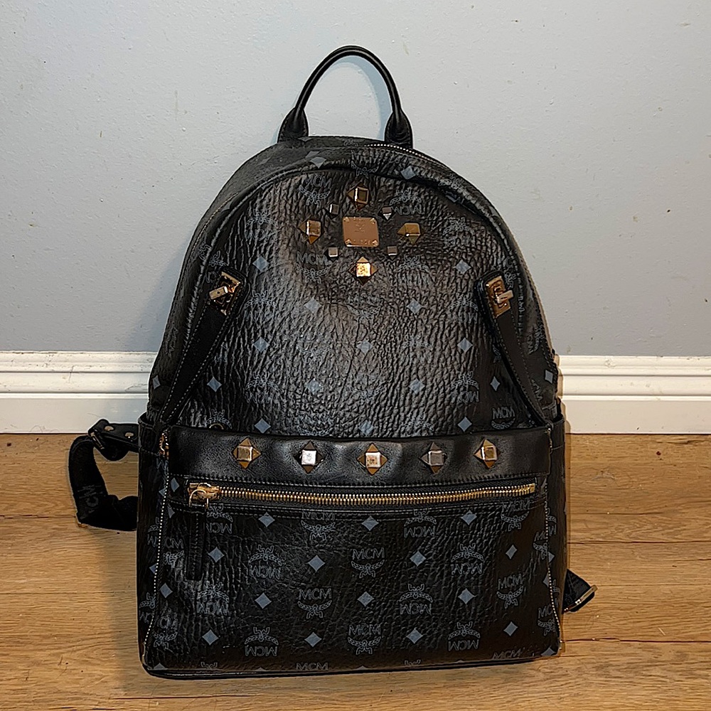MCM Studded Backpack